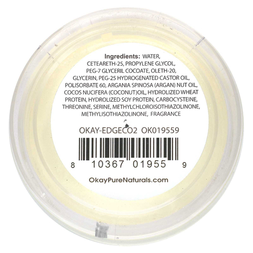 Okay Pure Naturals, On The Go: полированный крем с питательным кокосовым маслом, 59 мл (2 унции)