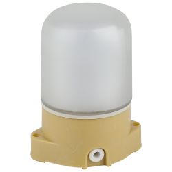 Светильник ЭРА НББ 01-60-007 для бани полиамид/стекло прямой IP65 E27 max 60Вт 137х107х84 сосна