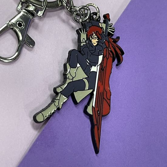 Брелок металлический Дилюк Геншин Импакт Genshin Impact