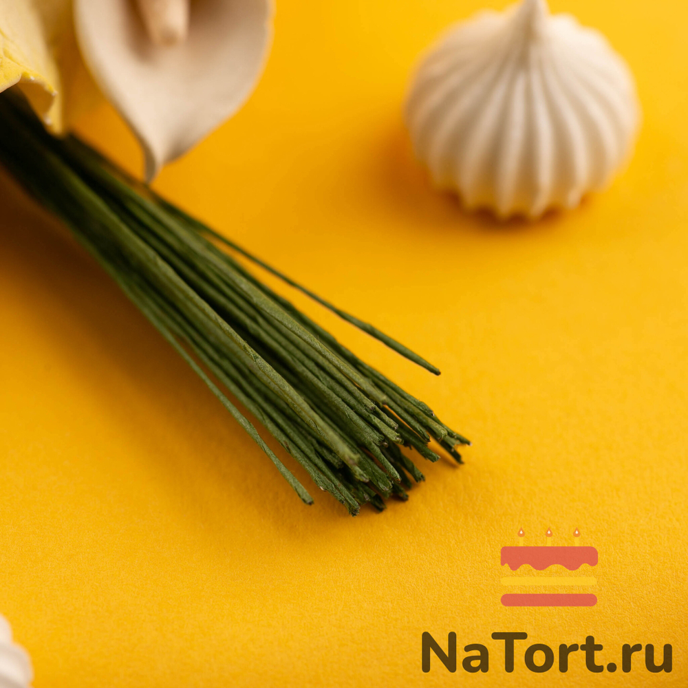 Флористическая проволока зеленая №30 (36 см, 50 шт)