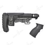 Комплект: Телескопический приклад на Сайгу/АК без завышения, Atom, K.Arma