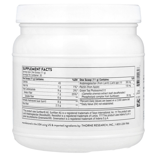 Thorne, FiberMend, 11,6 унциЙ (330 г)