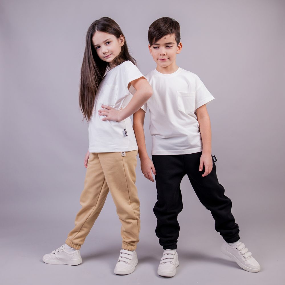 Футболка базовая "Молоко" подростковая