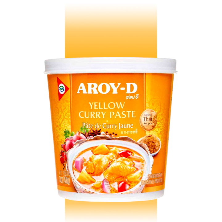 Паста Карри желтая Aroy-D Yellow Curry Paste 400 г