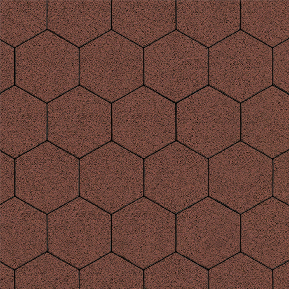 Тротуарная плитка СОТЫ - Гранит Красный