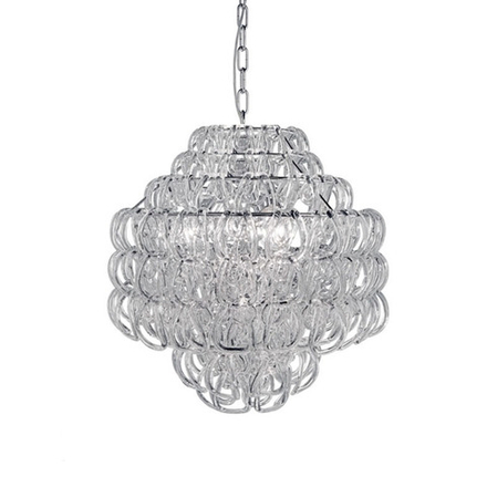 Pendant design lamp Giogali SP 60 by Vistosi (Clear)