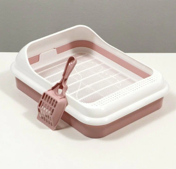 Лоток для кошек ЛЕКСИ Розовый