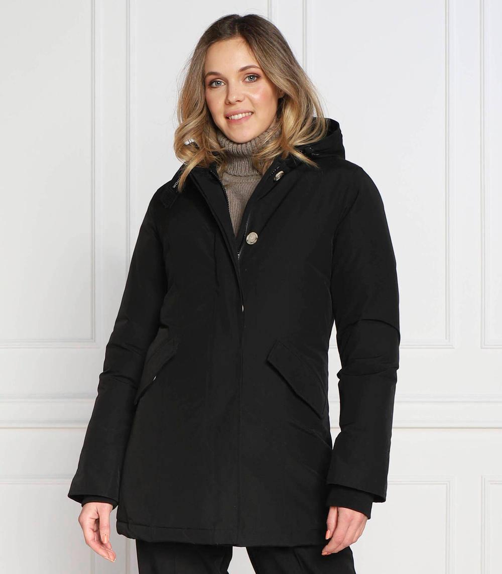 пухового парка arctic raccoon Woolrich - черный(CFWWOU0538FRUT0001)