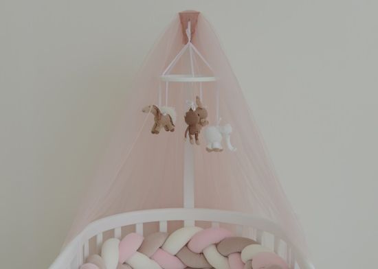 Балдахин "Розовый жемчуг" (фатин)