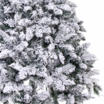 Ёлка «Снежные огни» 210 см, ПВХ с белым напылением 310 ламп LED (1222 ветки)