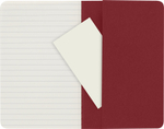 Блокнот Moleskine Cahier Journal (CH111) 9x14см обложка картон 64стр. в линейку клюквенный (3шт)