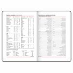 Ежедневник недатированный B6 (127х186 мм), BRAUBERG VISTA, под кожу, твердый, срез фольга, 136 л., "Flowers", 112109