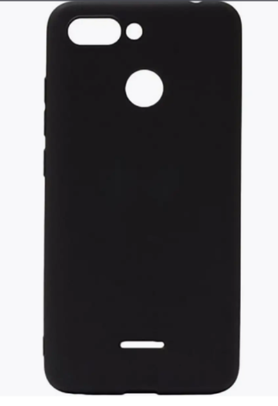 Накладка силиконовая Xiaomi Redmi 6 (Черная плотная)