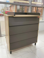 Комод RANT "BERGEN" 84см 4 ящ. (арт.105) Moon Grey