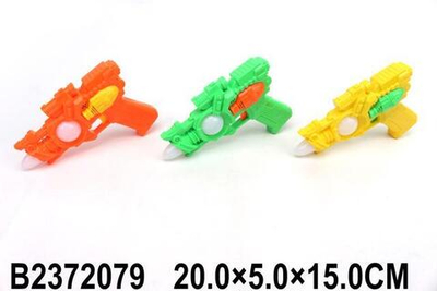 Пистолет на батарейках 20см, пакет QR2023