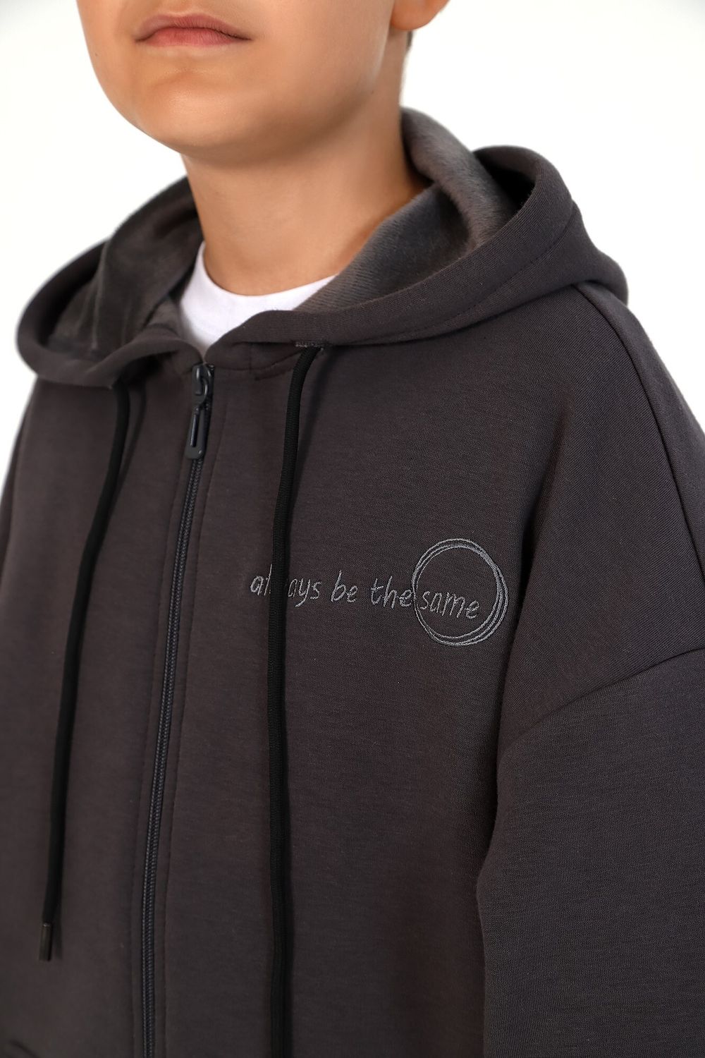 Костюм для мальчика Кай-1 Виотекс ТЁМНО-СЕРЫЙ