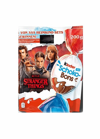 Шоколадные мини яйца Kinder Schoko Bons Очень странные дела, 300гр (Германия)