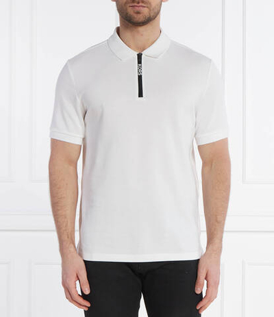 Поло SS ZIP LOGO Michael Kors - белый(CS350DD2ZY)
