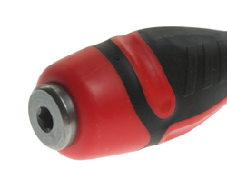 Отвертка крестовая PH 3.0х250мм усиленная со сквозным стержнем (сталь Cr-Mo) JTC