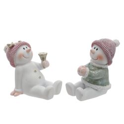 GAEM Фигурка декоративная "Снеговик", L2,5 W5 H4,5 см, 2в.