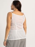 Топ хлопковый на завязках (белый) Б16115-10М LT Collection