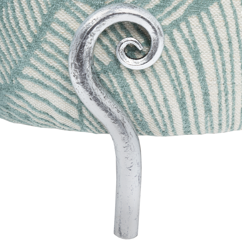 Банкетка Шарман Мята Серебро