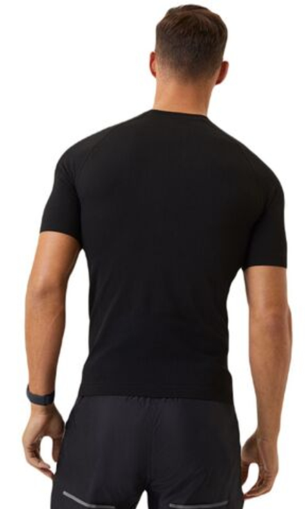 Мужская теннисная футболка Björn Borg Running Seamless T-Shirt - черный