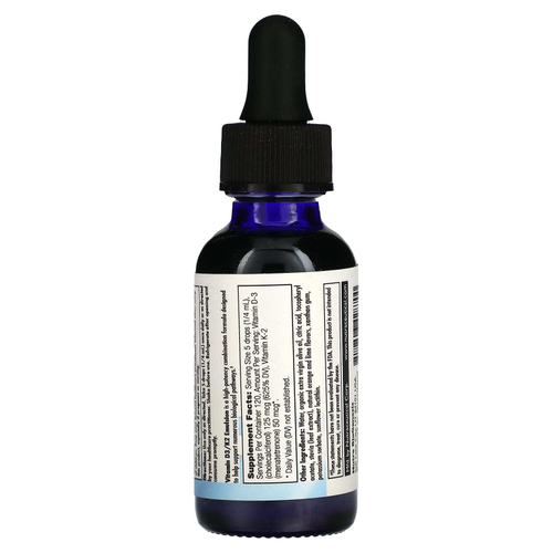 Nutra BioGenesis, эмульсия витаминов D3 и K2, 30 мл (1 жидк. унция)