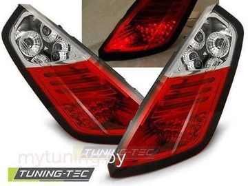 Задние фонари Fiat Grande Punto red white led