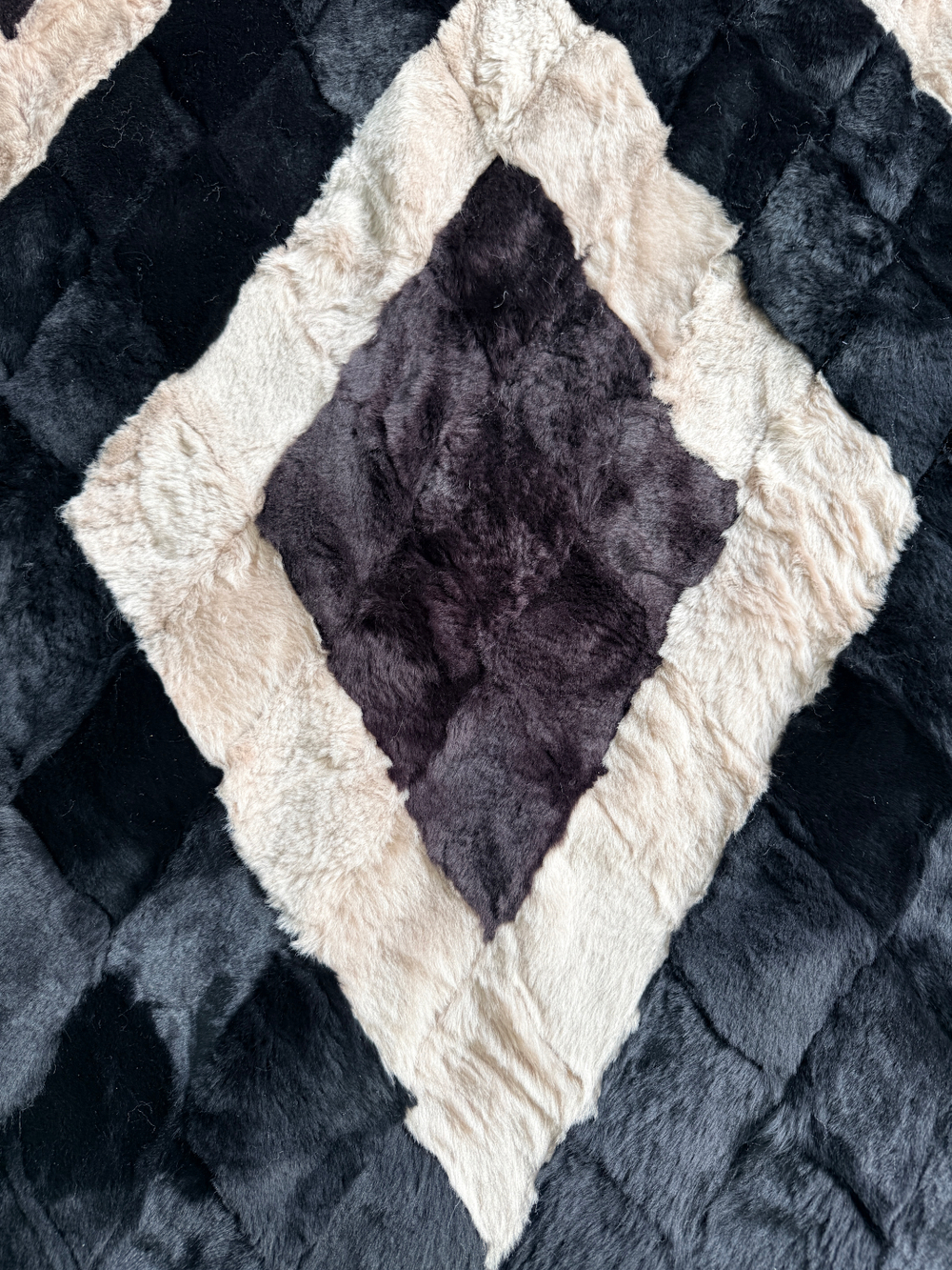 Покрывало меховое ковер из шкуры овчины