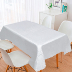 Скатерть 140*180см белая, полиэстер, NNOA33