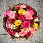 🍀 Классический микс — букет ароматных роз — для мамы