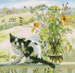 32x40¶см¶Аида 14¶Чёрная¶Хлопок - 100%