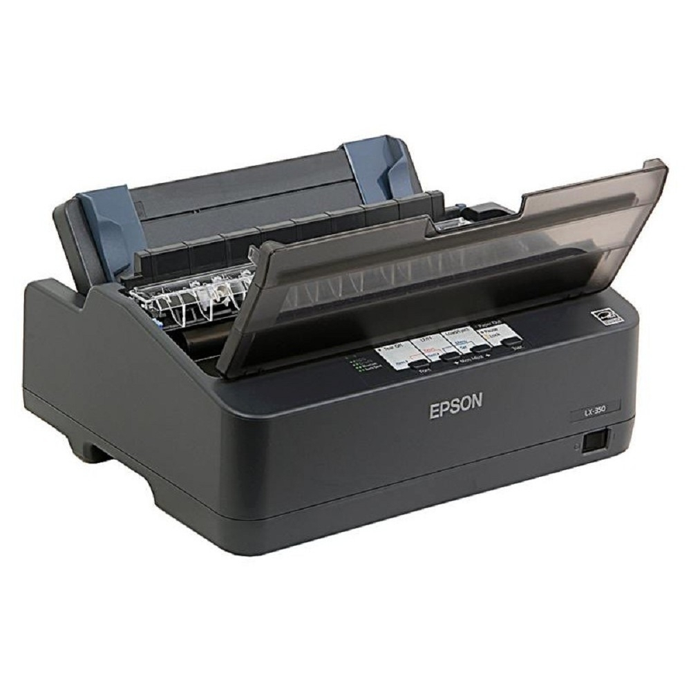 Принтер Epson LX-350 [C11CC24031 / C11CC24032] (Формат А4, ширина печати 80 колонок, скорость 357 зн. / сек. (12 cpi) в режиме HSD, интерфейсы: USB, LPT,COM, память 128 Кб)