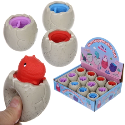 Игрушка «Динозавр в яйце», 6 см, микс СТИКЕР НА ВЛОЖЕНИЕ