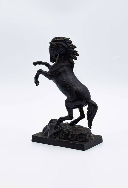 Конь, вставший на дыбы. Касли. 1987. Чугунное литьё. Высота - 22 см