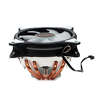 Кулер для CPU TESLA 1040RGB, 1х120мм, 1600rpm, 3-pin, Al+Cu, серебристый-черный-белый/RGB, 51.3CFM, 25.1дБ, 4-PIPE(прямой контакт), TDP 155Вт, INTEL 1700/1200/115x/775/1366, AMD AM5/AM4/AM3(+)/AM2(+)/FM2(+)/FM1/754/940/939 (TSL-1040-RGB)