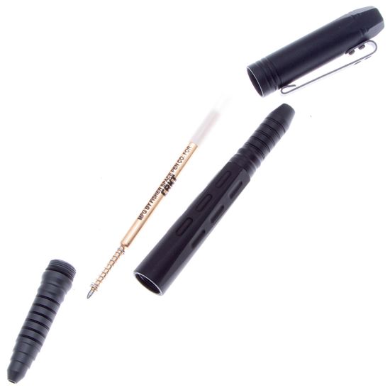 Ручка тактическая CRKT Tao Pen 2  Black Aluminium