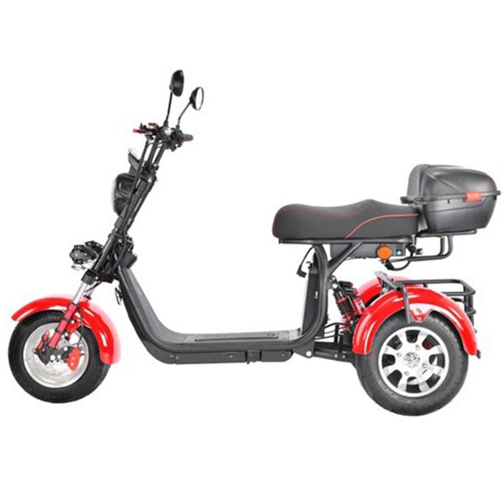 Электротрицикл WHITE SIBERIA PRO TRIKE 3000W RED