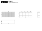 Комод на цоколе CODE VR10