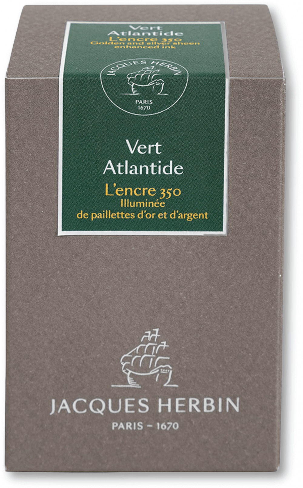 Чернила во флаконе Herbin Prestige 1798 50 мл Vert Atlantide (15139JT) 3