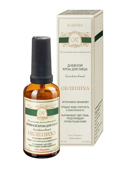 Kleona Крем дневной биоактивный для лица Облепиха, 50 мл