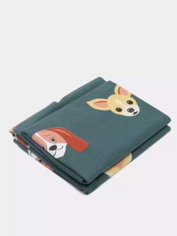 Простынь Сказка "Dogs " 150х215 см, перкаль
