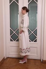 Костюм с юбкой, белый