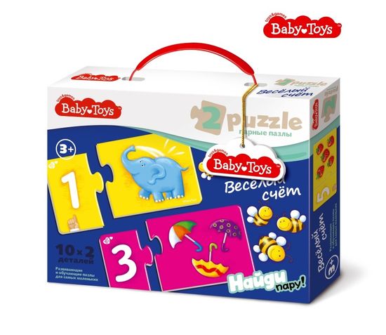 Пазлы Baby Toys "Веселый счет"