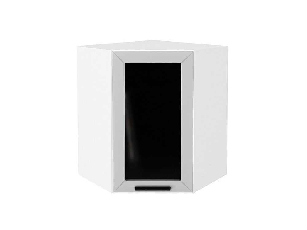 Шкаф верхний угловой остекленный Глетчер