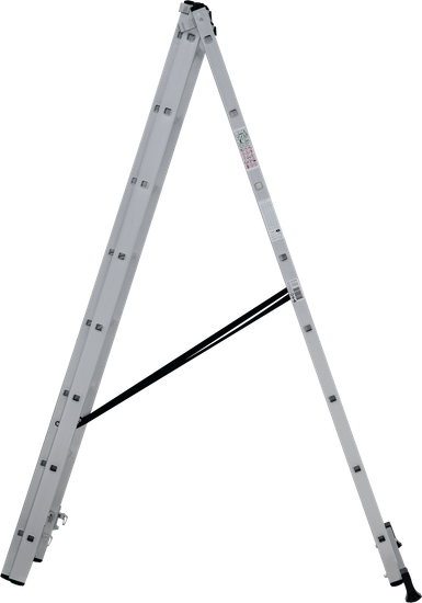 Лестница алюминиевая 3-х секционная 8 ступеней Новая высота NV1230 артикул 1230308