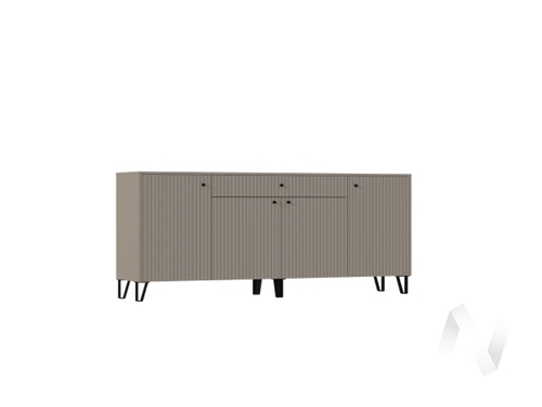 Комод Гостиная Оливия (глиняный серый/шарли мокко)