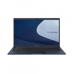 Ноутбук ASUS ExpertBook B1 B1400CEAE-EB1966R 90NX0421-M22850 Intel Core i7 1165G7, 2.8 GHz - 4.7 GHz, 8192 Mb, 14" Full HD 1920x1080, 512 Gb SSD, DVD нет, Intel Iris Xe Graphics, Windows 10 Professional, синий (Star Black) 90NX0421-M22850