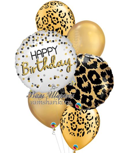 Фонтан "ДР в стиле леопарда"